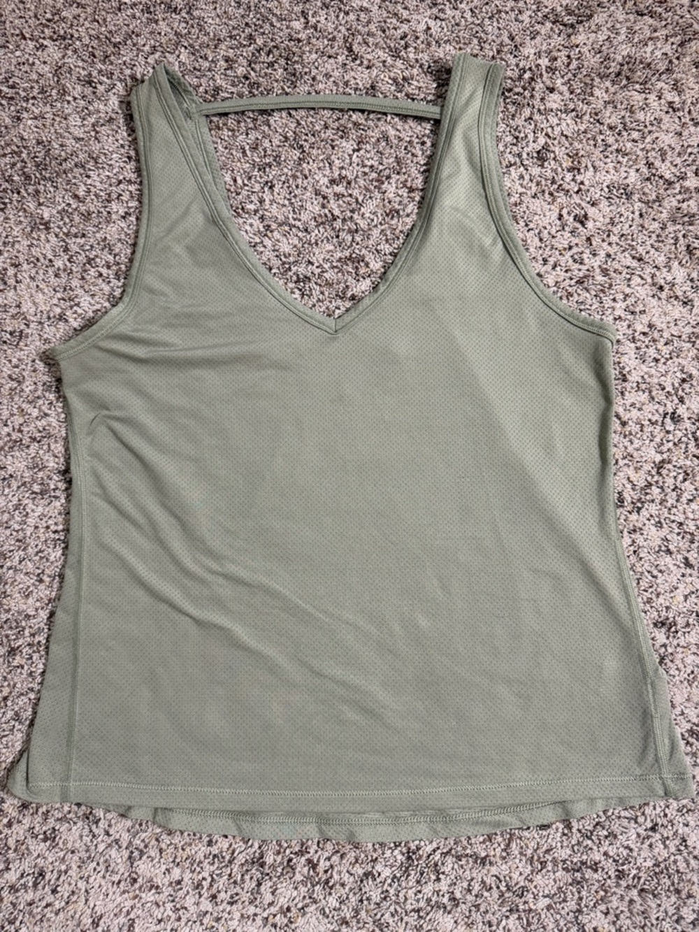Victoria's Secret Sport Olive Green Tank Top